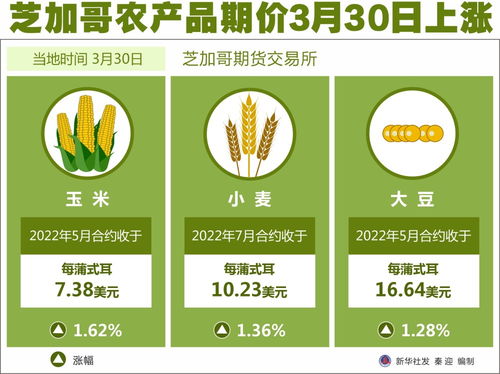 芝加哥農(nóng)產(chǎn)品期價3月30日上漲，市場動態(tài)及影響因素分析